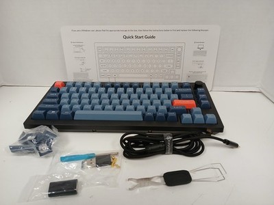 Keychron V1 Max Wireless 75% RGB Mechanical Keyboard With Brown Switches  *READ*