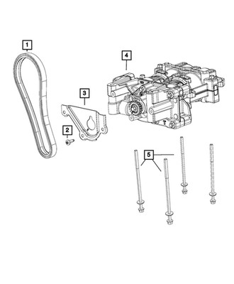 Genuine Mopar 6 Lobe Recessed Head Bolt Mounting 6511057AA