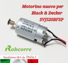 Motorino Motore di Ricambio della Spazzola a Rullo per BLACK & DECKER SVJ520BFSP