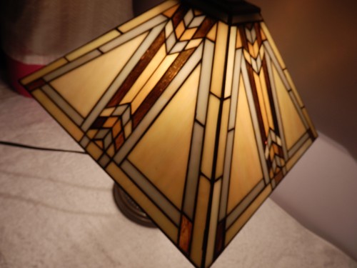 Stained Glass Tiffany Style 15" Lamp Shade - Picture 6 of 11