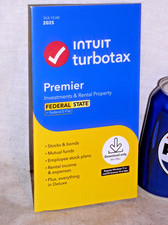 SEALED TURBOTAX PREMIER 2025 FEDERAL STATE DIGITAL KEY WIN 11 SONOMA 14 124689-Y