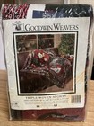 VTG Goodwin Weavers “Christmas Cats” Triple Woven Afghan Throw, 48”X67” NEW!