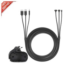3-in-1 HTC Vive Cable - 5m Round Replacement ...