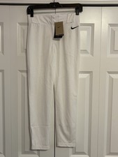 NWT Nike Boy's Baseball Pants White HQ7400-100 Size Medium