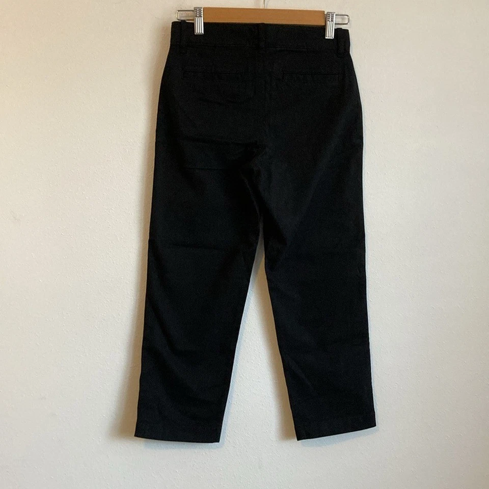 Pantalón chino elástico J Crew negro para niños talla 10 Foto 4 de 4