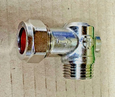 15mm x 1/2" MI Flat-Faced Angled Isolation Valve