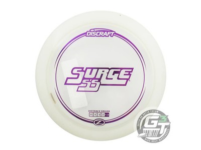 NEW Discraft Z Surge SS 167-169g White Purple Foil Distance Driver Golf Disc