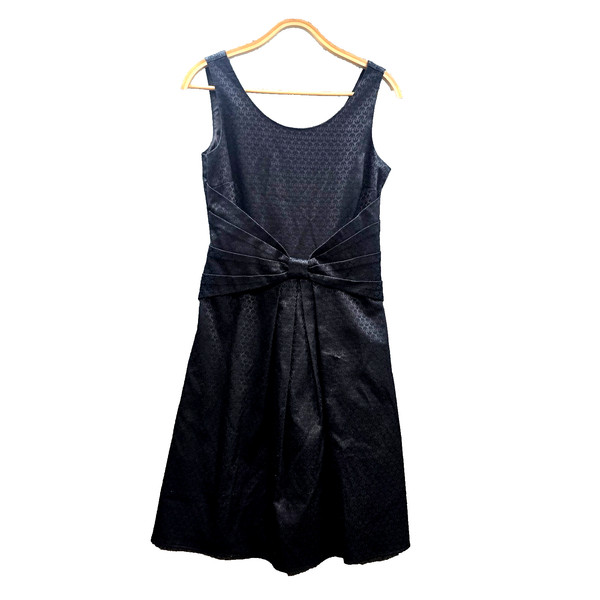 Target Dress Womens A-line Size 10 Black Textured Sleeveless Scoop Neck