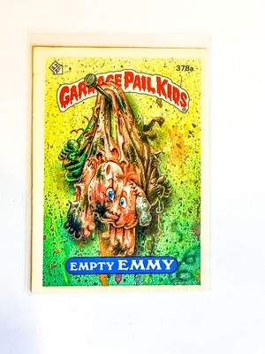 1987 TOPPS Garbage Pail Kids 378a EMPTY EMMY -OS9 - Series 9 card
