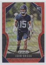2019 Panini Prizm Rookies Red Wave Prizm 46/149 John Ursua #395 l3b