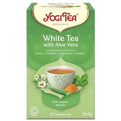 Yogi Tea White mit Aloe Vera - 17 Beutel