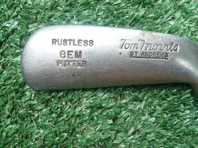 Vintage Tom Mossis St. Andrtews Rustless Gem Putter RH 35.5"