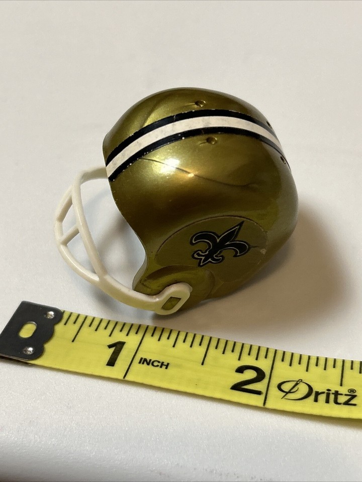 Vintage New Orleans Saints Mini football Helmet Gumball plastic NFL O.P ...