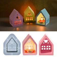 Romantic Heart House Molds Silicone Soap Candle DIY Making Mold Tool Epoxy Craft