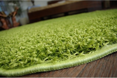 CHEAP RUGS ROUND SHAGGY 5cm GREEN HIGH QUALITY nice in touch CARPETS MANY SIZE - Picture 4 of 8