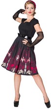 Banned «VIXENS CREEPY» Spinnen SPIDER Gothic SWING DRESS Kleid Rockabilly