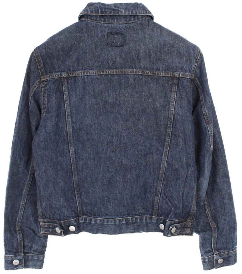 Chaqueta Energy Mujer M Efecto Desvanecimiento Italiano Denim Trucker Foto 2 de 4