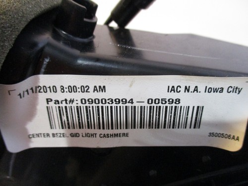 ❄ 2010 LACROSSE RADIO INFO INFORMATION DISPLAY SCREEN RECEIVER CLIMATE CONTROL - Bild 19 von 19