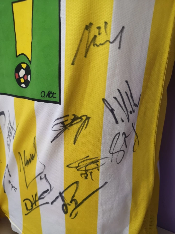 Maillot signé Borussia Dortmund 2006/07 Nike Team VALDEZ 9 SIGNÉ YXL ou S - Photo 3/4