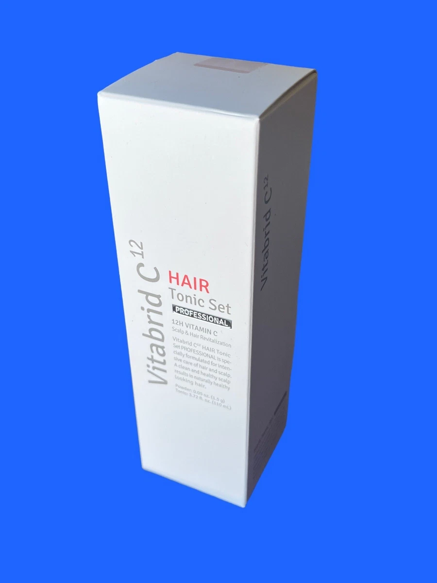 Vitabrid C12 Hair Tonic Set Professional Powder .05 oz + Tonic 3.72 oz NIB