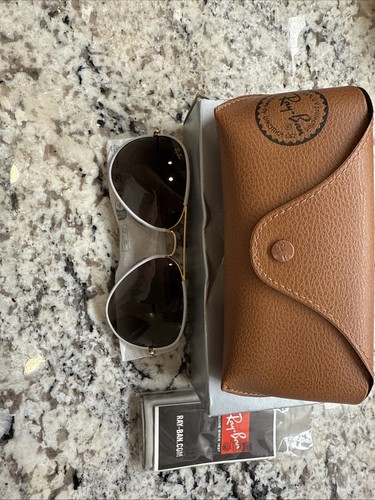 Neue Ray-Ban Pilotenbrille RB 3025-J-M 9196/32 62-14 großes schwarz & graues Gestell - Bild 4 von 6