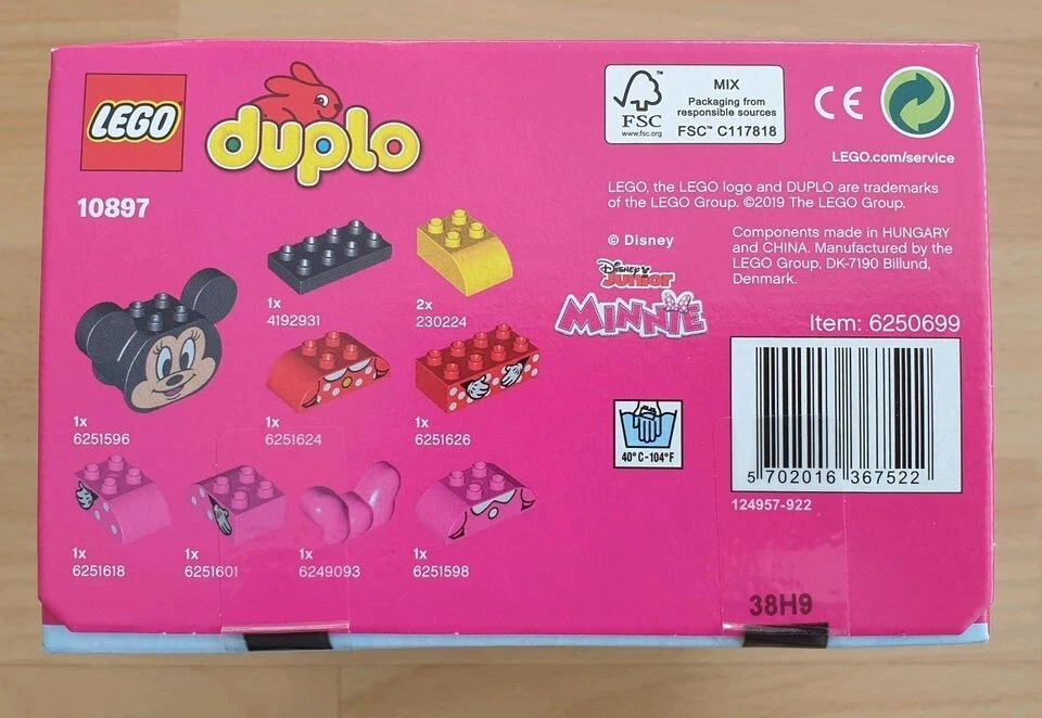 LEGO Duplo My First Minnie Build 10897 Toy Building Kit 10 pcs - Image 3 of 4