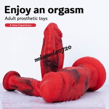 Giant Dildo Thick Penis With Suction Cup Dilator Female Masturbation Sex Toys