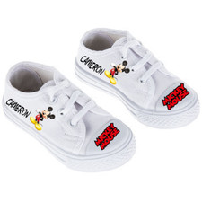 Mickey Mouse (Inspired) Toddler Canvas Shoes Sneakers - CUSTOM/Personalized