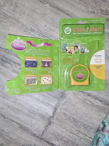 NEW Leap Frog Click Start Disney Princess Love of Letters Phonics Software Game - Picture 3 of 3