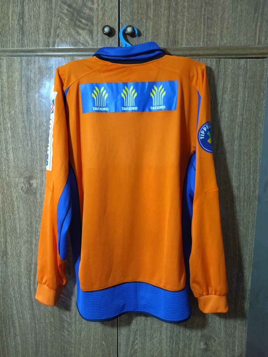 Maillot Umbro Aalesunds FK Domicile 2003/2004 – Homme Taille M, Manches Longues Orange
