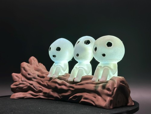 Zauberwald Kodama Nachtlicht Waldgeister für magische Wohndeko - Bild 1 von 9