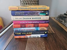 YA Book Lot of 8, Fiction Mystery Fantasy + Genre Mix, Teen Young Adult