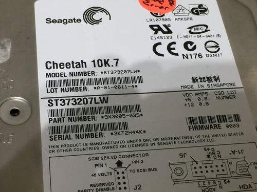 SUN 370-6788, 73GB SCSI Disk Drive 68pin, W2100z, = Test PASS - Bild 3 von 5