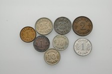 Iceland D&auml;nemark M&uuml;nze Island Aurar   8 St&uuml;ck Original M&uuml;nze #PFX27