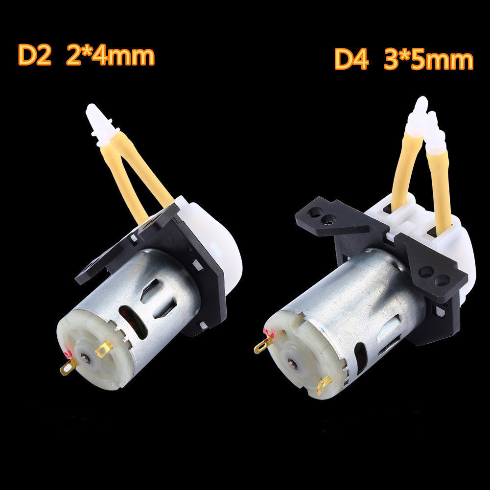 Peristaltikpumpe DC 12V Dosierpumpe Peristaltikpumpe Mini-Wasser-Fl/üssigkeitspumpe Peristaltik-Schlauchkopf Selbstansaugende Funktion f/ür das Aquarium Labor Chemische Analyse Dosieradditive