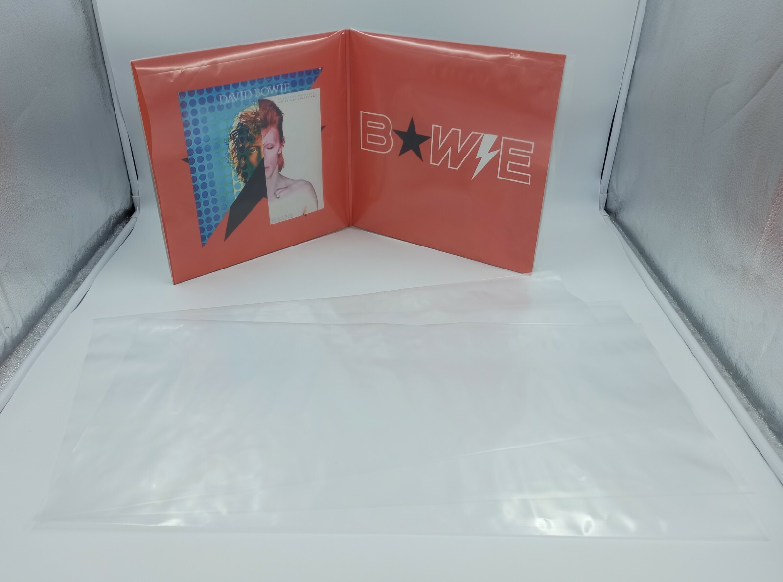 Pochettes plastique vinyle 33 tours gatefold double album 322x643mm housses de protection LP