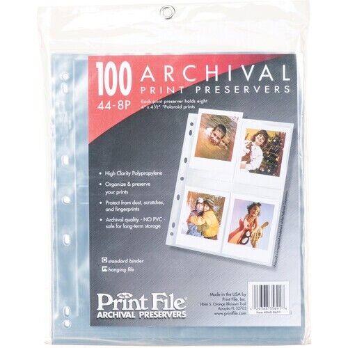 Neu in Verpackung Druckdatei Packung mit 100 Archivdruck Konserven 44-8P - Bild 1 von 2