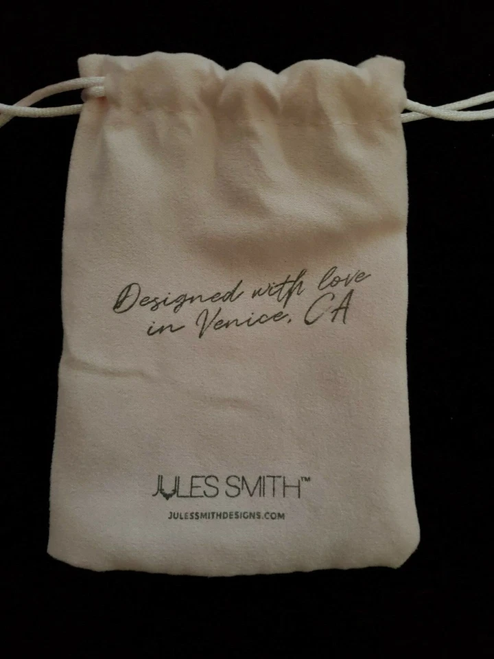 Juego de 3 brazaletes enchapados en oro de 14k con barra de pavé y brazalete de piedra Jules Smith nuevo con etiquetas Foto 2 de 4