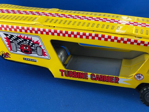 Vintage Car Carrier TIN - Made in Japan - Cargar Turine Carrier - 32cm - Picture 6 of 10