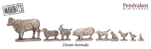 10mm / 15mm / 20mm / 25mm / 28mm Rabbits for Wargames / Tabletop Games (NML9) - Picture 7 of 10