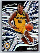 Bennedict Mathurin 2022-23 Panini Revolution Asia Holo Silver Rookie /75 #126