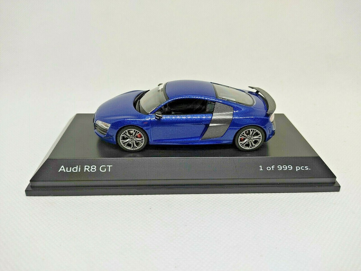 VERY RARE! AUDI R8 GT BLUE LIMITED EDITION (DEALER MODEL) 1:43 No