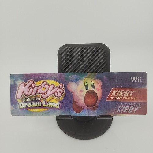 Kirby's Return to Dreamland Lenticular Bookmark 2011 Nintendo Wii Promo Item - Picture 2 of 8