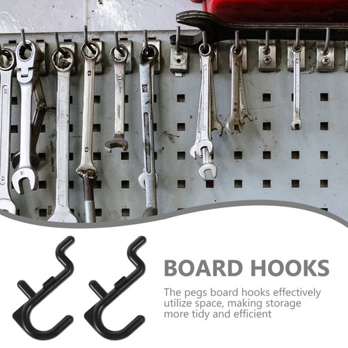 20 Pcs Garage Hooks Plastic Office Garden for Hanging Tool Peg Board Kits - Picture 12 of 12