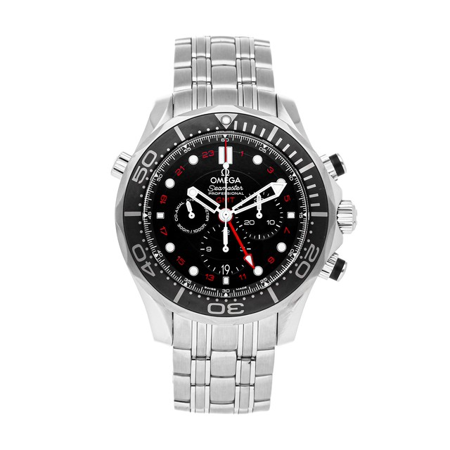 omega seamaster gmt chronograph