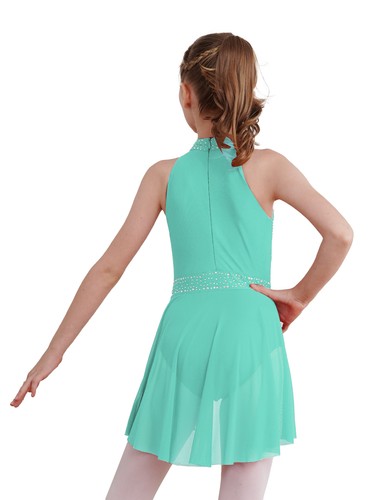 AU Kid Girls Ballet Latin Skating Dance Dress Leotard Gymnastics Dancing Costume - Picture 100 of 171