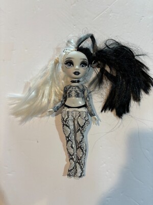 Rainbow High Doll Heather Grayson Grayscale Fashion Doll Dressed Poseable Doll