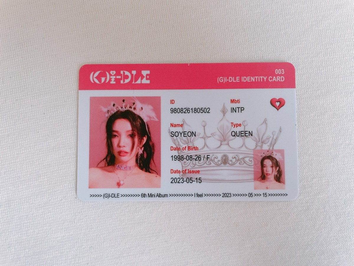 GIDLE I BURN / I LOVE / I FEEL ALBUM TARGET PHOTOCARD | eBay