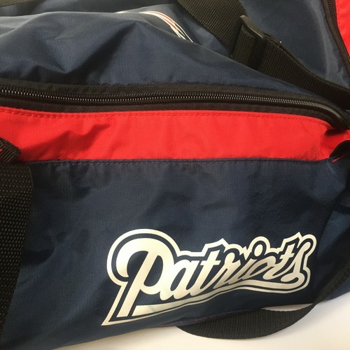 Vintage Patriots Reebok NFL Seesack Fußball Sport blau Tasche Fitnessstudio Reise 26 x 9 x 12 Zoll - Bild 3 von 12