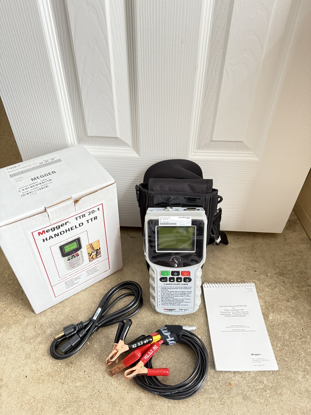 MEGGER TTR 20-1 TRANSFORMER TURN-RATIO TESTER (NEW SEALED) - FREE SHIPPING